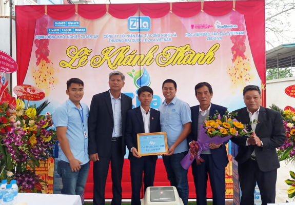 Zila Vietnam khánh thành nhà máy nước Zila Water.